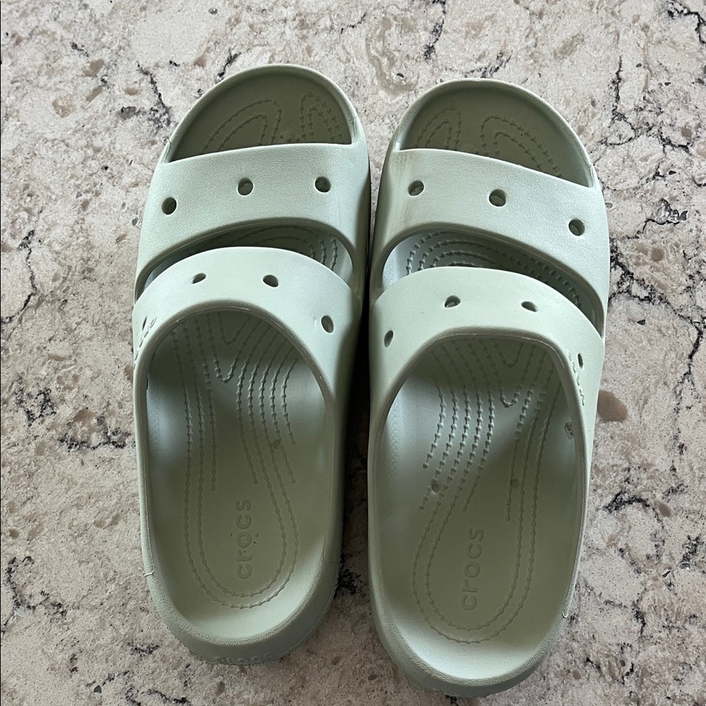 CROCS Women's Sandals in Light Green